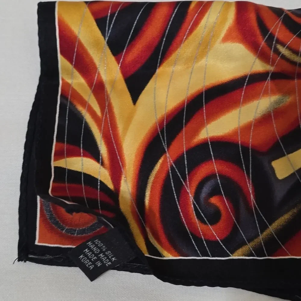 Pierre Balmain And 2 More Handmade‎ Silk Handckerchiefs